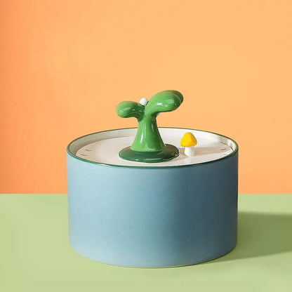 Automatic Ceramic Cat Drinking Fountain