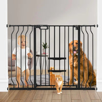 Adjustable Baby & Pet Gate with Cat Door