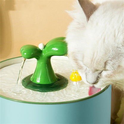 Automatic Ceramic Cat Drinking Fountain